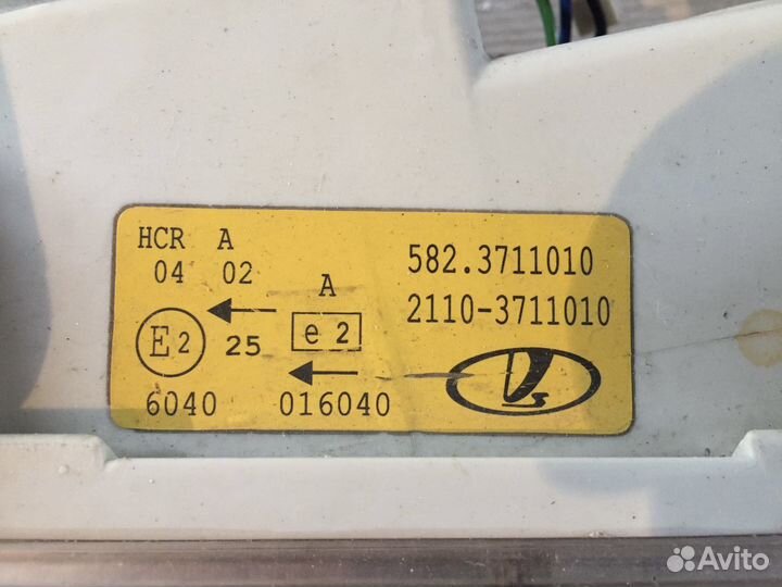 Фары ваз 2110 2112