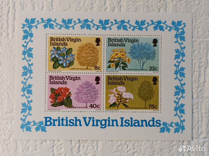 Марки флора и фауна