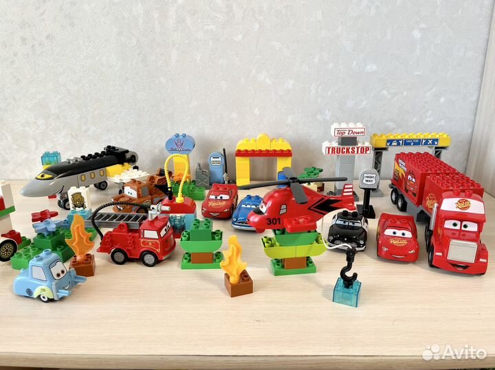 Лего Дупло Дисней тачки Макквин 6 наборов