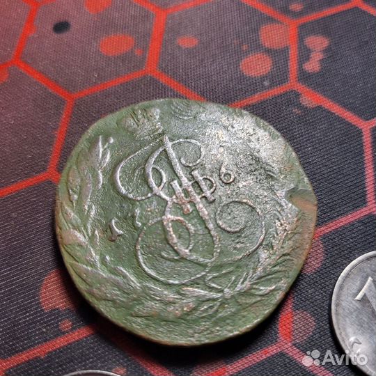 5 копеек 1764 года ем