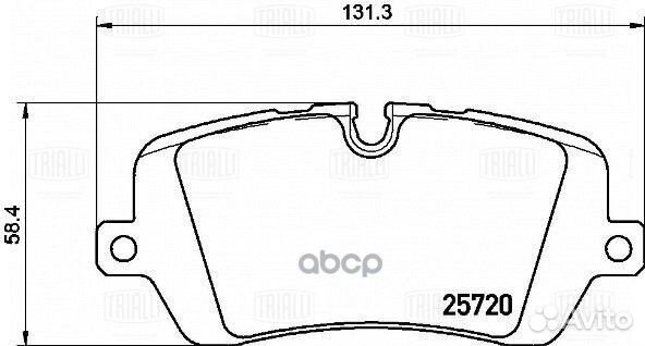 Колодки торм. для а/м Land Rover Range Rover (1