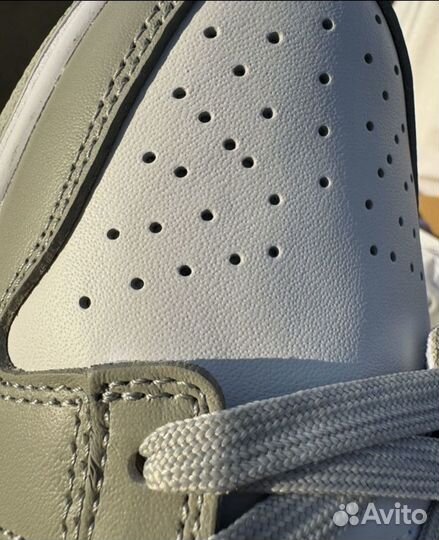 Кроссовки Nike dunk low grey fog