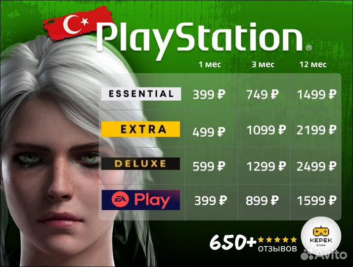Подписка PS Plus Экстра 3 мес + payday 2