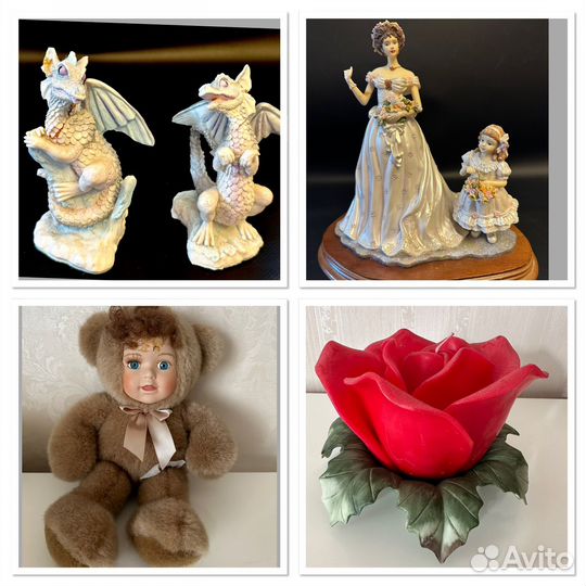 Дракон Enchantica, статуэтка, кукла склейка