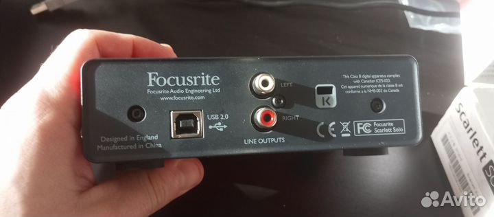 Focusrite scarlett solo