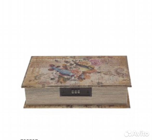 Шкатулка в виде книги с замком 27*18*7