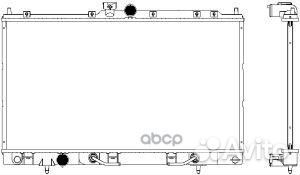 Радиатор mitsubishi lancer 03- 33211007 Sakura