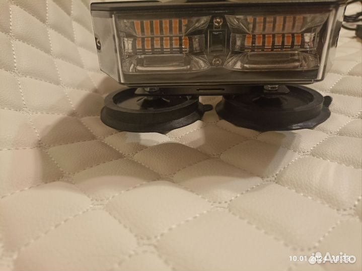 Мигалка желтая светодиодная 12-24V