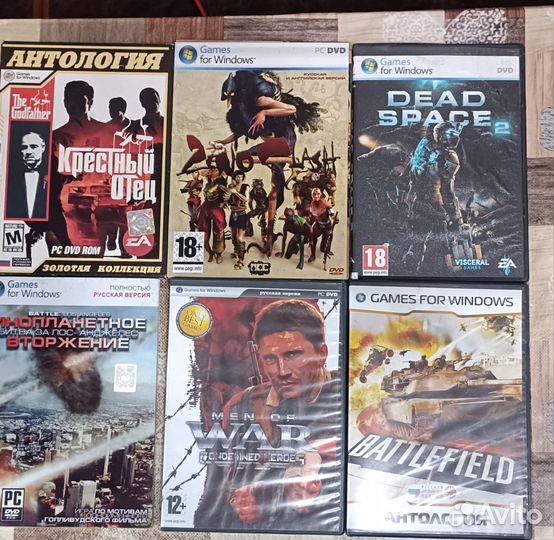 Компьютерные игры диски для пк, 26 шт + 6 подарок