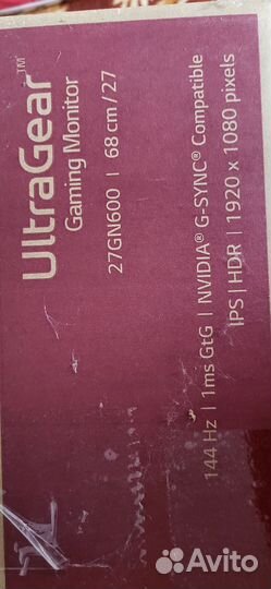 Монитор LG UltrаGeаr 27GN600