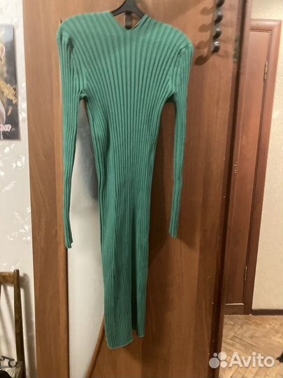 Платье трикотажное лапша