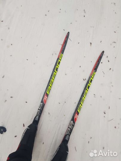 Лыжи коньковые Brados и крепления rotefella