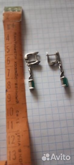 Серебряные серьги