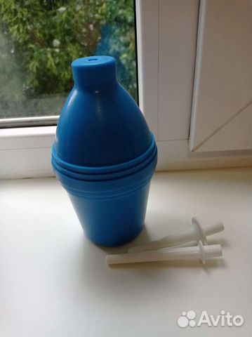 Спринцовка новая с 2 наконечниками