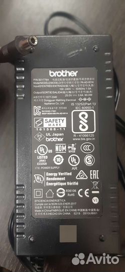 Блок питания brother 25V 3.6A