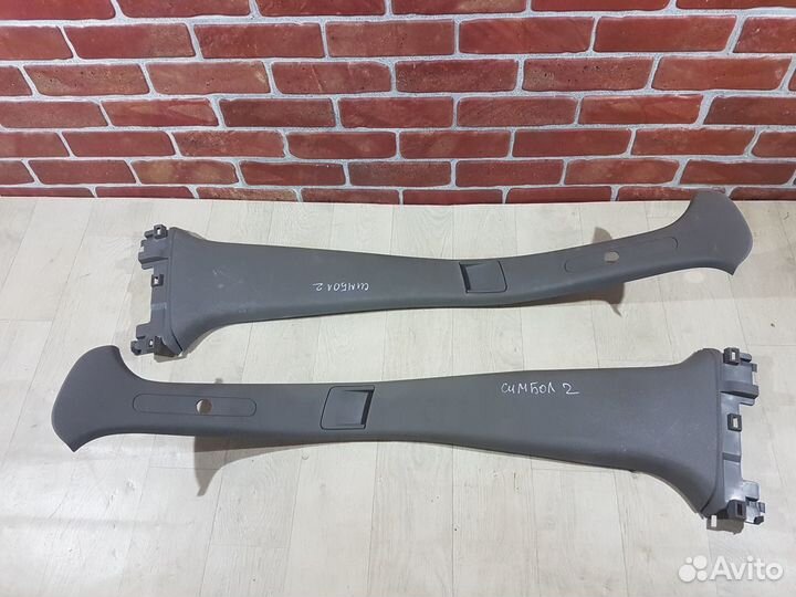 Обшивка центральной стойки renault symbol 2