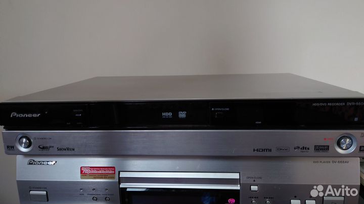 Pioneer DVR-550H HDD/DVD recorder