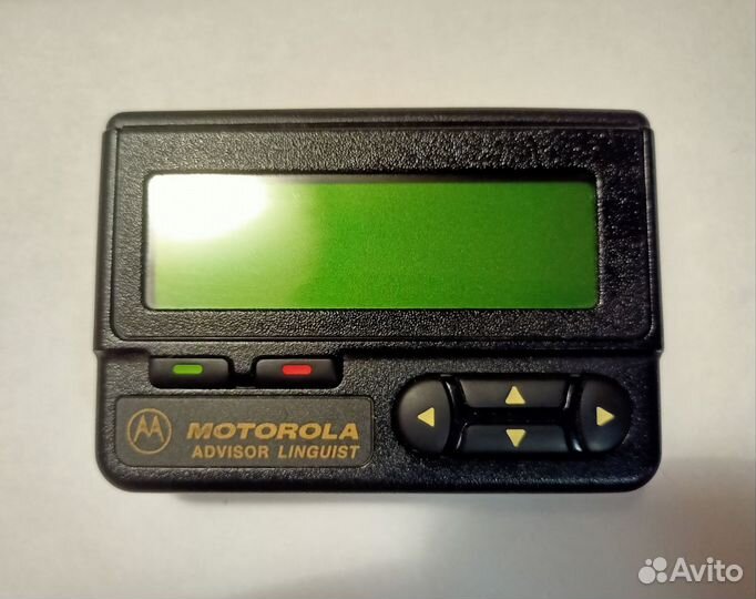 Пейджер Motorola advisor linguist с держателем