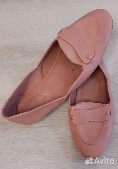 Балетки мягкие на широкую ногу 38 р