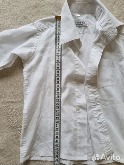 Рубашка детская белая