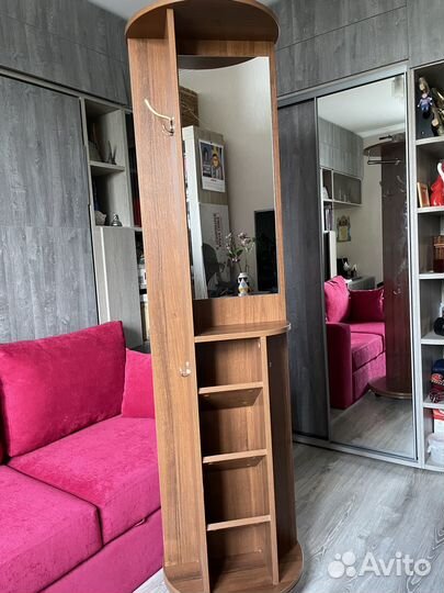 Напольная вешалка бу на колесах