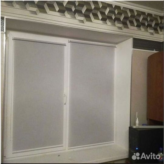 Шторы рулонные на заказ новые