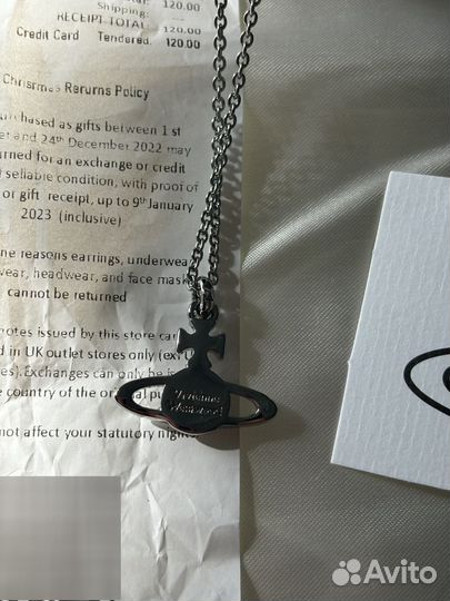 Vivienne westwood подвеска оригинал