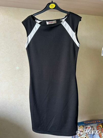 Платье трикотажное S, XS