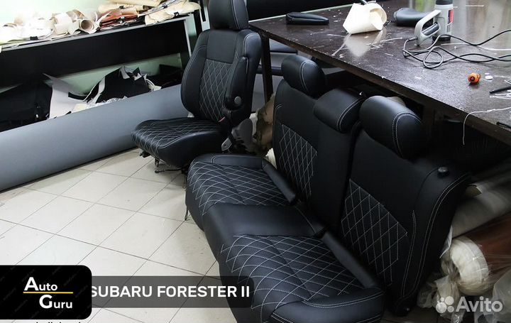 Чехлы на subaru forester 2 SG