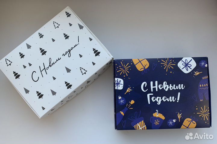 Новогодние подарочные коробочки