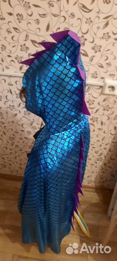 Накидка костюм дракона, без размера