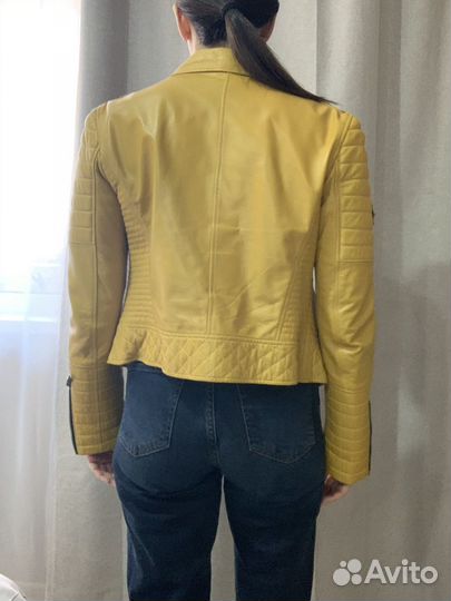 Кожаная куртка косуха 40-42