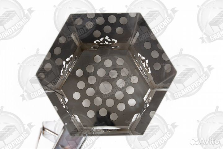 Стартер для розжига угля из нержавейки