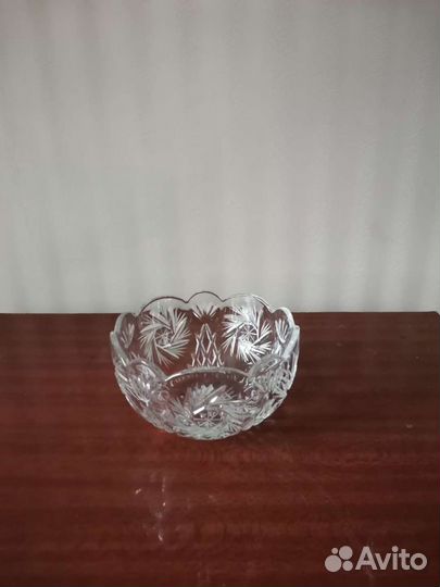 Салатница хрустальная СССР