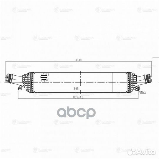 Онв (радиатор интеркулера) для а/м Audi A4 (08