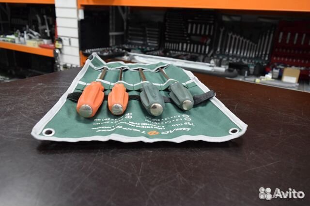 Набор отверток усиленных длиной 250 мм тетрон 4шт