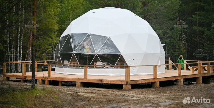 Геокупол глэмпинг Шатер под ресторан D12