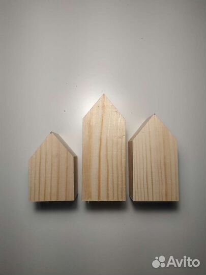 Деревянные домики Заготовки из дерева