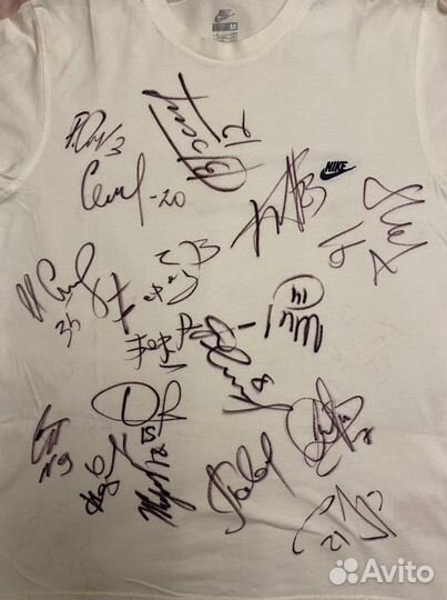 Футболка с автографами сборной России