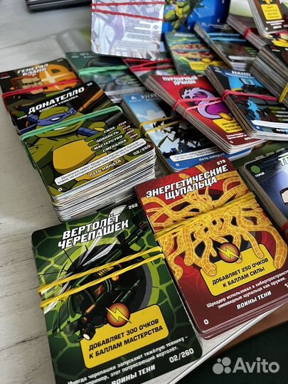 Карточки черепашки ниндзя