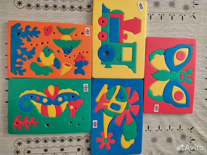 Мягкий пазл-конструктор флексика