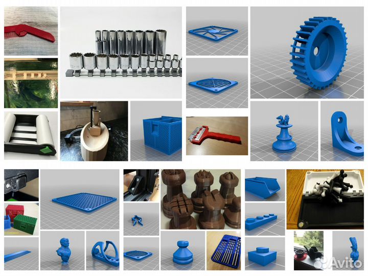 Коллекция stl макетов для 3д принтера