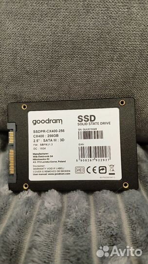 SSD SATA goodram CX400 256GB