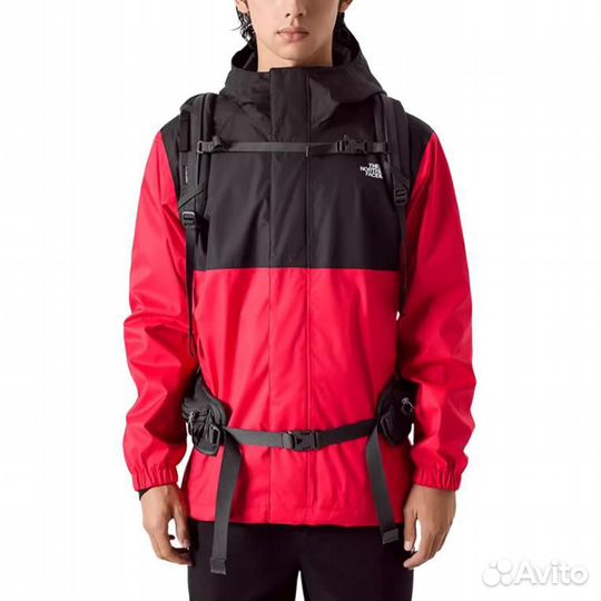 THE north face City Outdoor Collection Windbreaker Jackets Men Red (XL)(17)