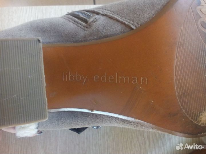 Сапоги ботильоны зимние Libby Edelman 40-41