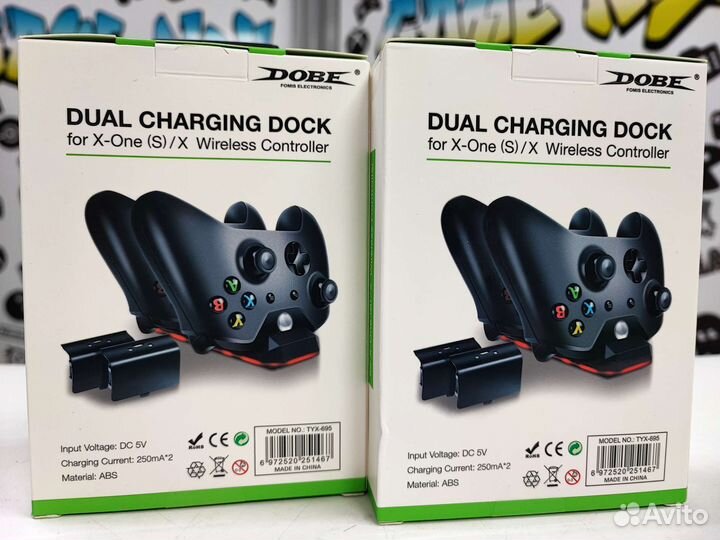 Док.Станция+2акб (500mAh) dobe (Xbox One) NEW