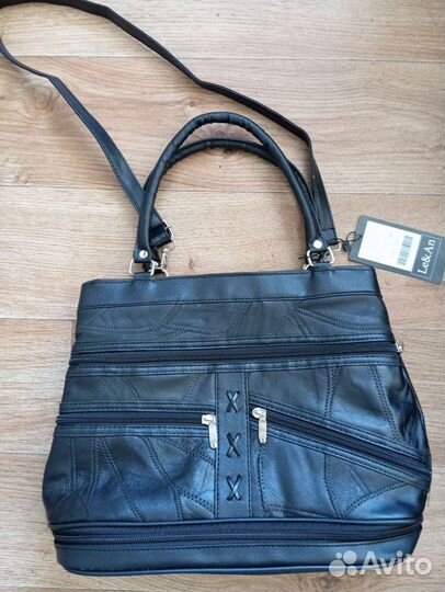 Сумка женская натуральная кожа через плечо