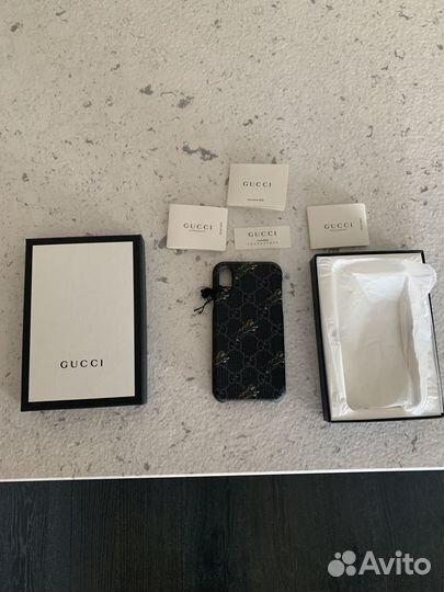 Чехол оригинальный Gucci на iPhone XS