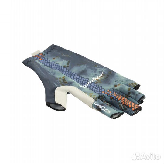 Перчатки Aquatic UPF50+ цвет pike camo blue пч-06