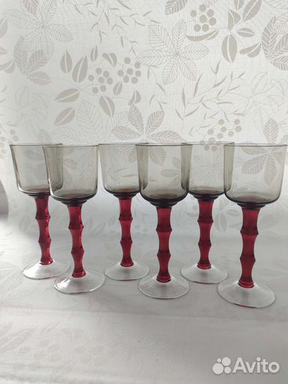 Фужеры цветное стекло СССР